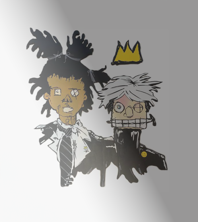 Istaymute Doodle : Basquiat & Warhol